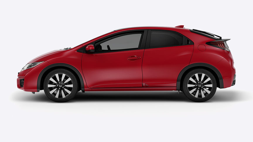 Honda Civic - Available in Milano Red